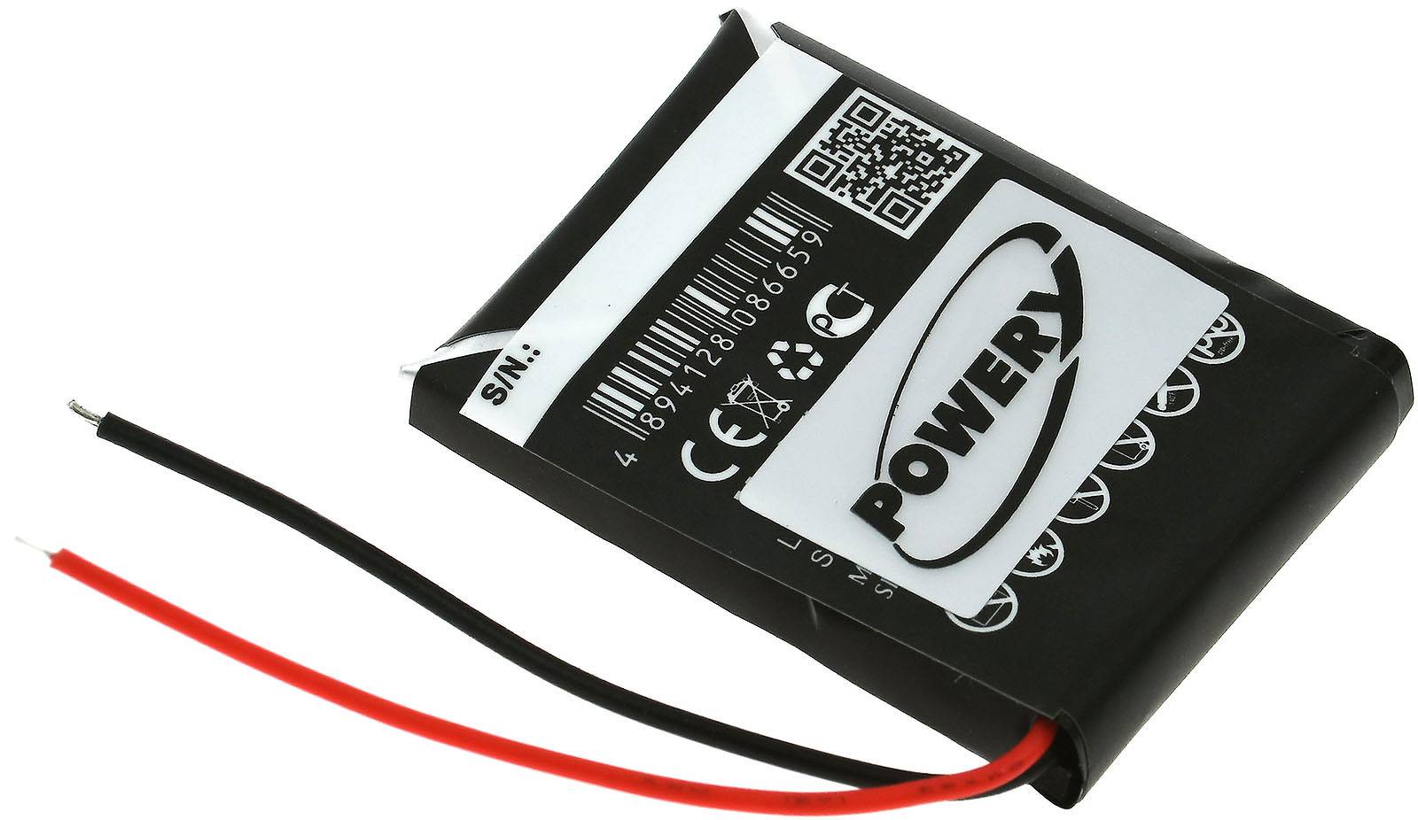 Powery Akku für Outdoor-Navigationsgerät Garmin Foretrex 401 / 405 / 405cx, 3,7V, Li-Polymer