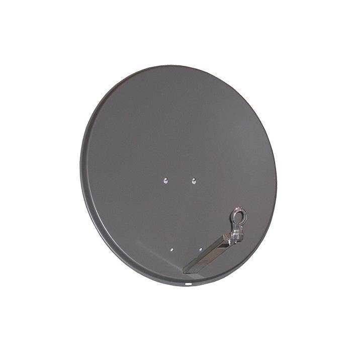 sky vision Alu Satellitenspiegel 75 cm, 40 mm Feedaufnahme, RAL 7012 anthrazit