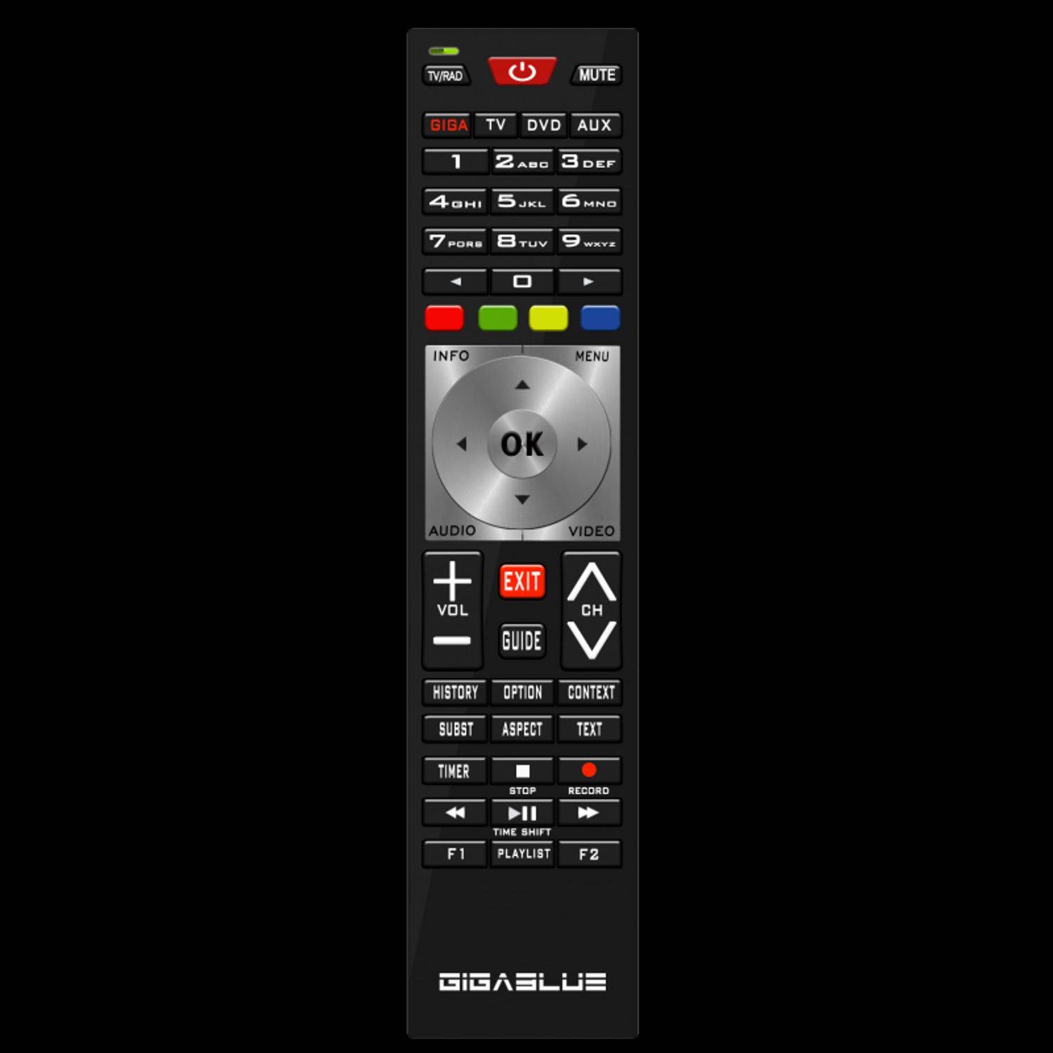 Remotecontrol V2 Universal Fernbedienung 4K