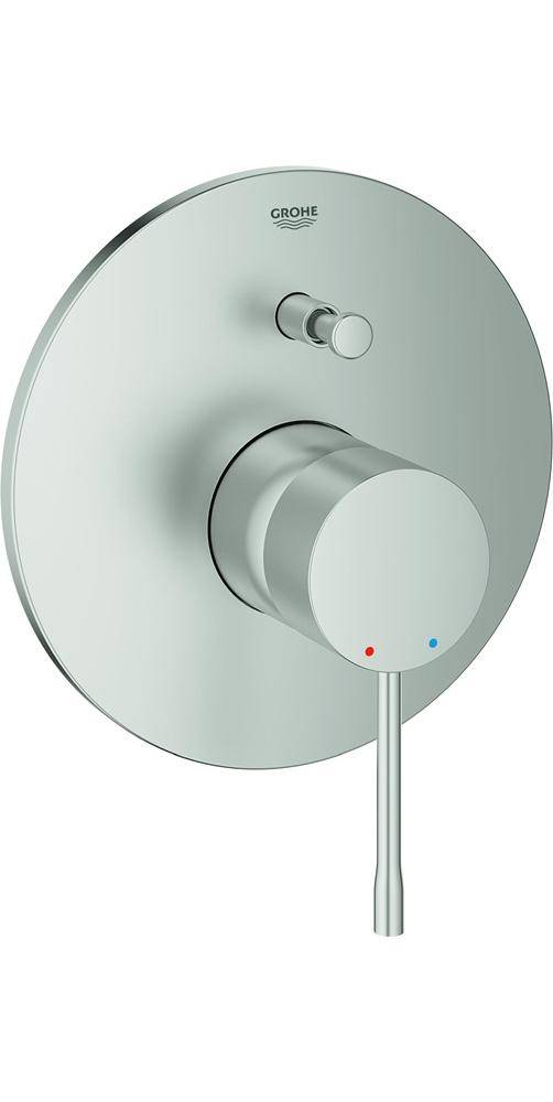 GROHE Einhand-Wannenbatterie ESSENCE Fertigmontageset supersteel