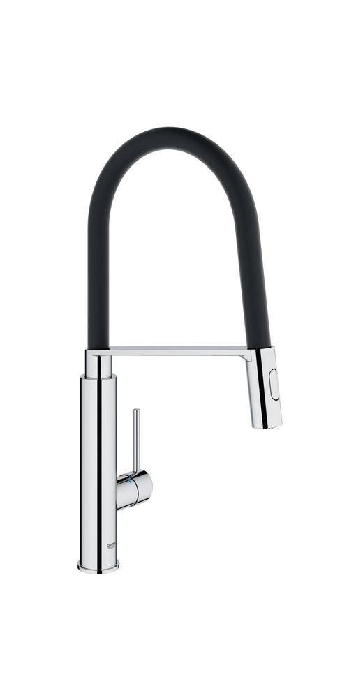 GROHE Einhand-Spültischbatterie CONCETTO 1/2Zoll Profibrause chr chrom