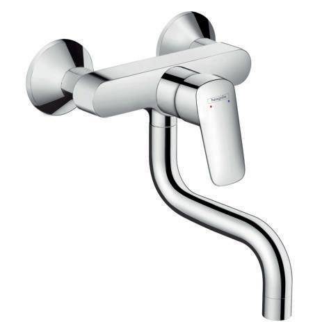 hansgrohe HG Einhebel-Spültischmischer LOGIS DN 15 f wandmontierte