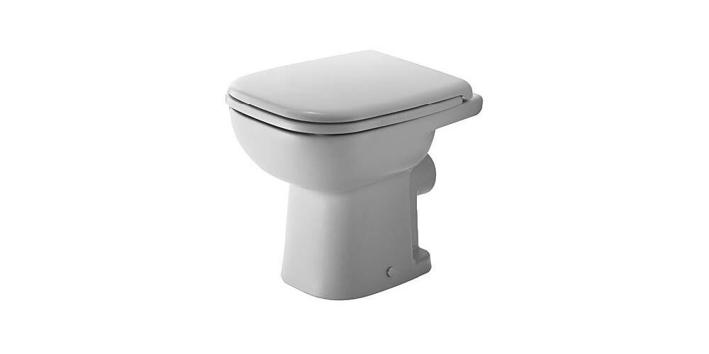 Duravit Stand-WC D-CODE tief, 350x480mm, Abgang waagerecht weiß weiß
