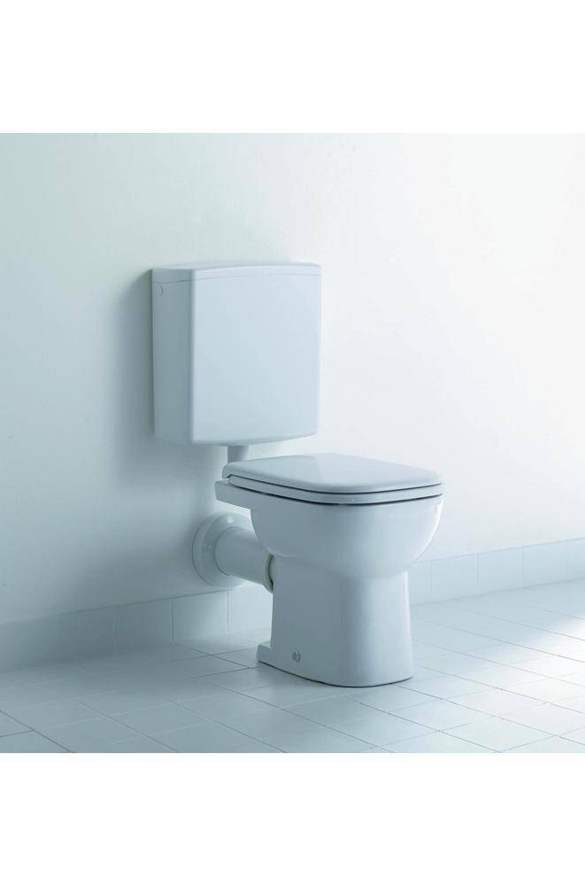 Duravit Stand-WC D-CODE tief, 350x480mm, Abgang waagerecht weiß weiß