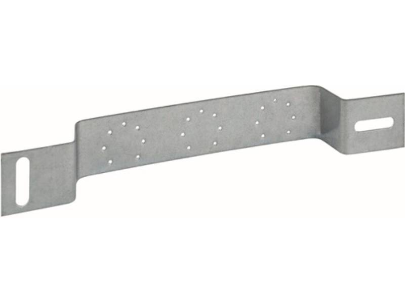 MULTITUBO 19805 Montageschiene aus Stahl verzinkt 76/153 mm, gebogen