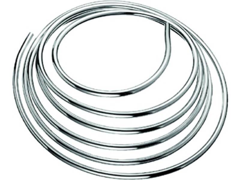 SCHELL Kupferrohr biegsam · 5 m Ring · chrom d= 8mm