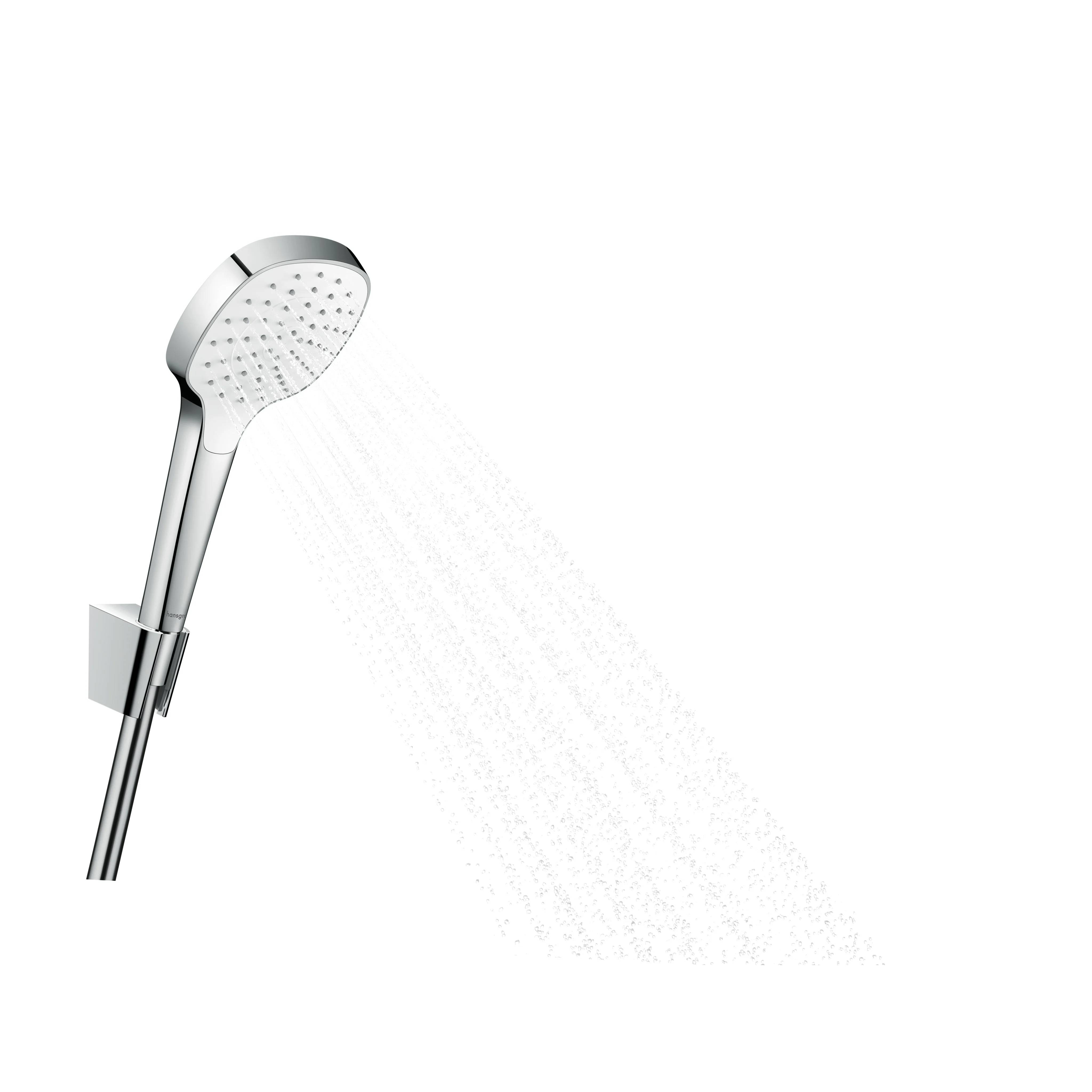 hansgrohe Croma Select E Brausenset 1jet/Porter weiß/chrom, 1 Stk.
