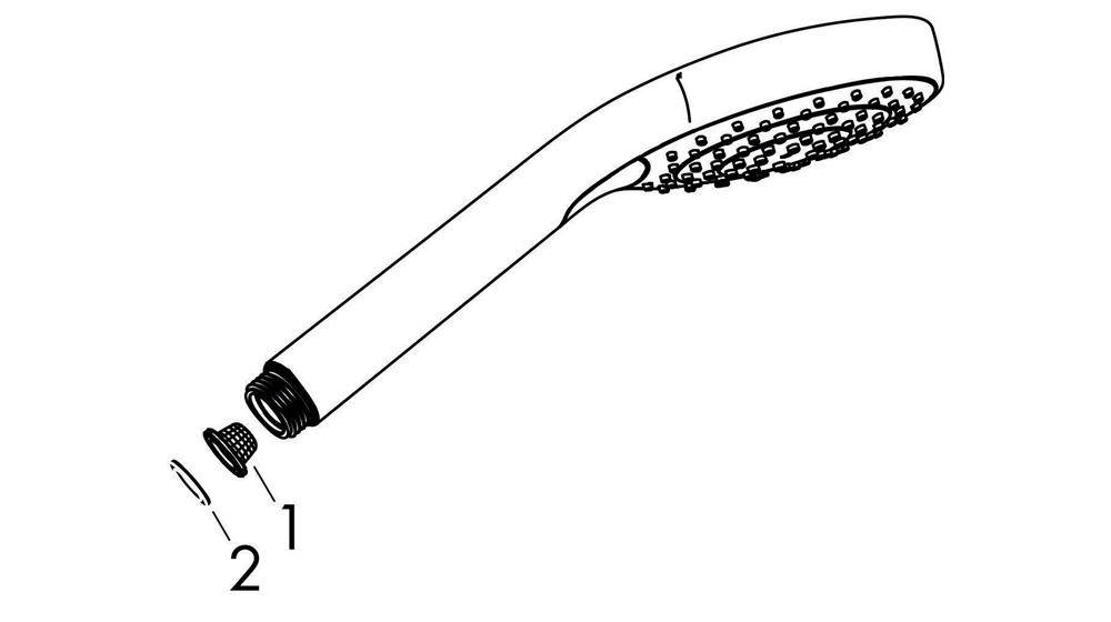 hansgrohe HG Handbrause Croma Select E Vario DN 15 EcoSm Version 9