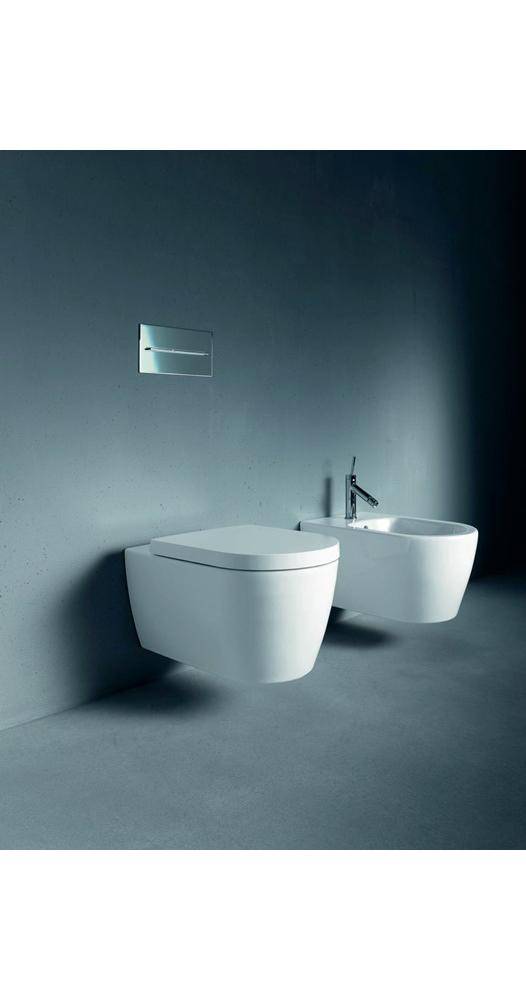 Duravit Wand-WC-Set ME by Starck RIMLESS weiß weiß