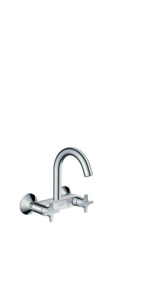 hansgrohe HG 2-Griff-Spültischmischer LOGIS CLASSI DN 15, Wandmontage