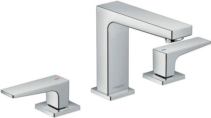 hansgrohe HG 3-Loch-Waschtischarmatur METROPOL 110 Ausl 132mm Push