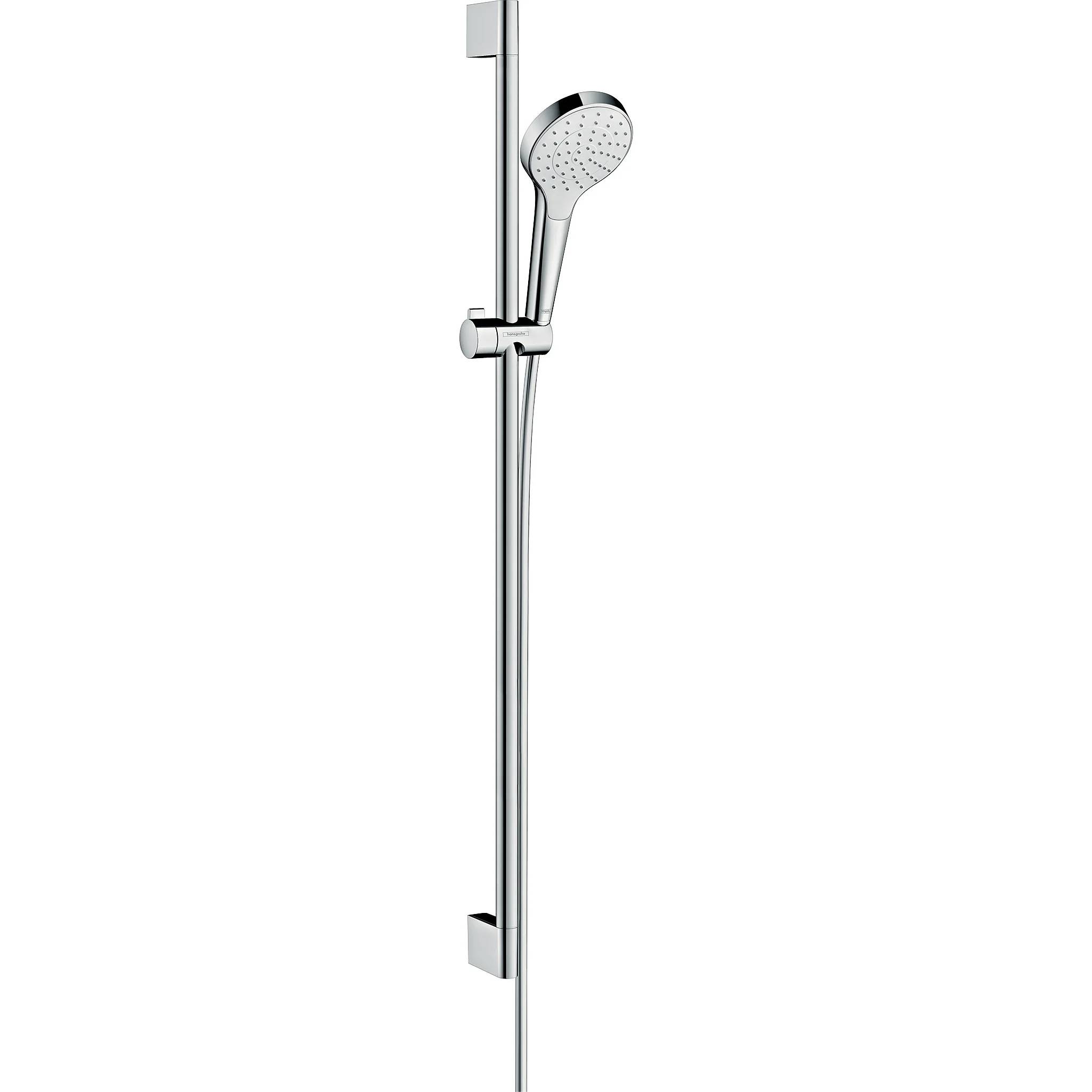 hansgrohe Croma Select S 1jet Brausenset Unica"Crometta 900mm weiß/chrom, 1 Stk.