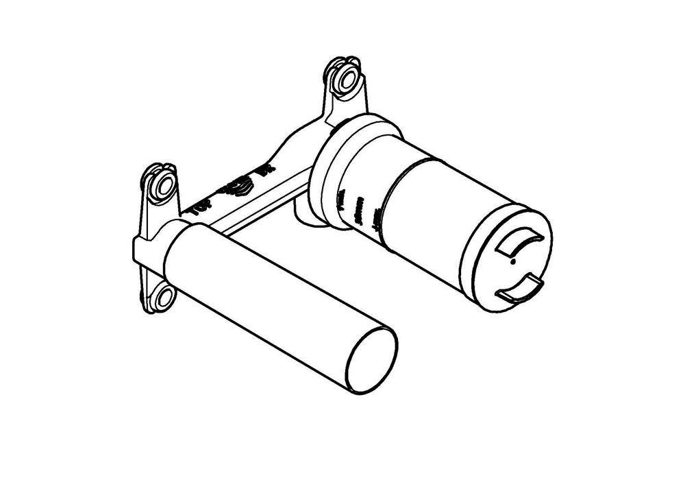 GROHE Unterputz-Universal-Einbaukörper 1/2Zoll f 2-Loch WT-Batterien