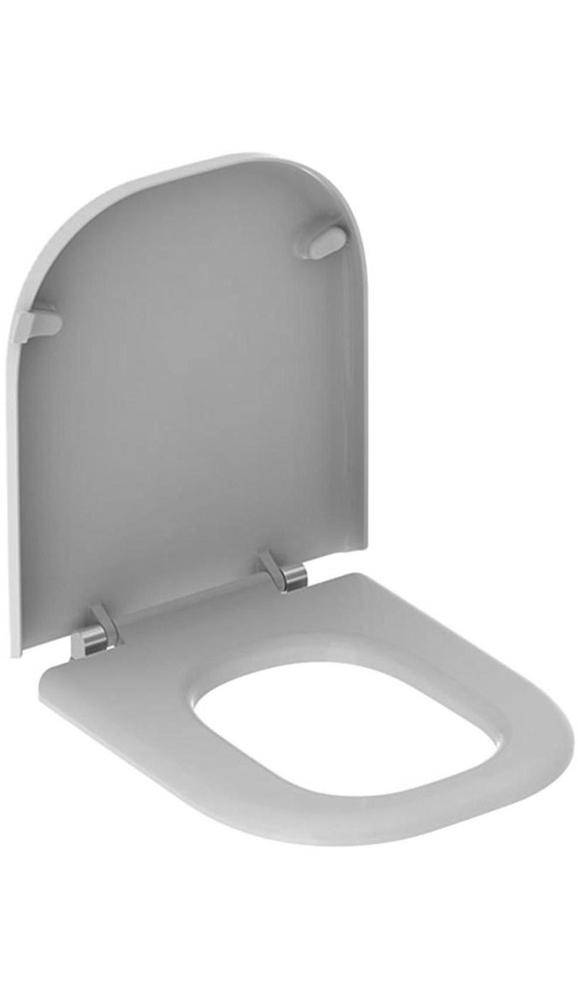 Geberit WC-Sitz RENOVA COMFORT barrierefrei, antibakteriell, eckig