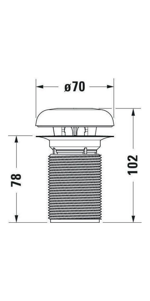 Duravit Geruchverschluss mit Key-Ring