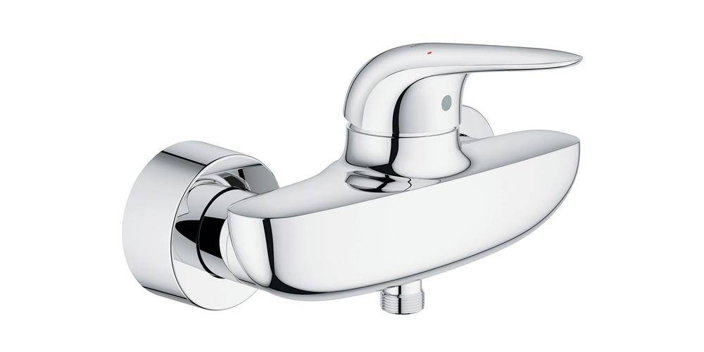 GROHE Einhand-Brausebatterie EUROSTYLE 1/2Zoll chr chrom
