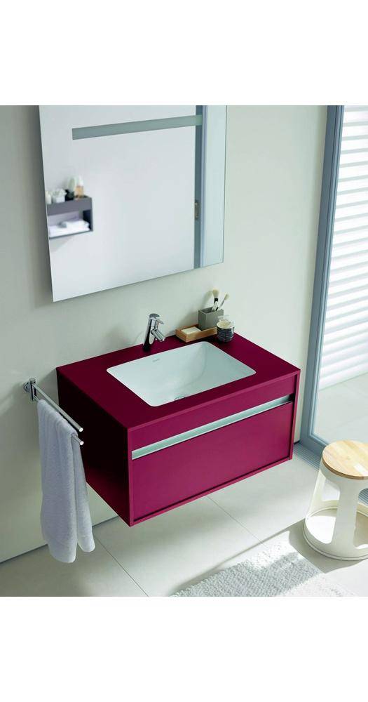 Duravit Einbauwaschtisch STARCK 3 m ÜL o HLB 490x365mm ohne Hahnloch