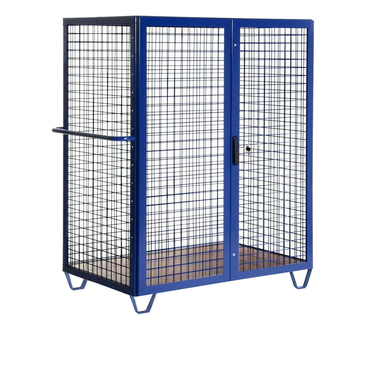 Protaurus Schrankwagen R600 mit Drahtgitter, Türen und Flacheisenfüßen 1050x680mm