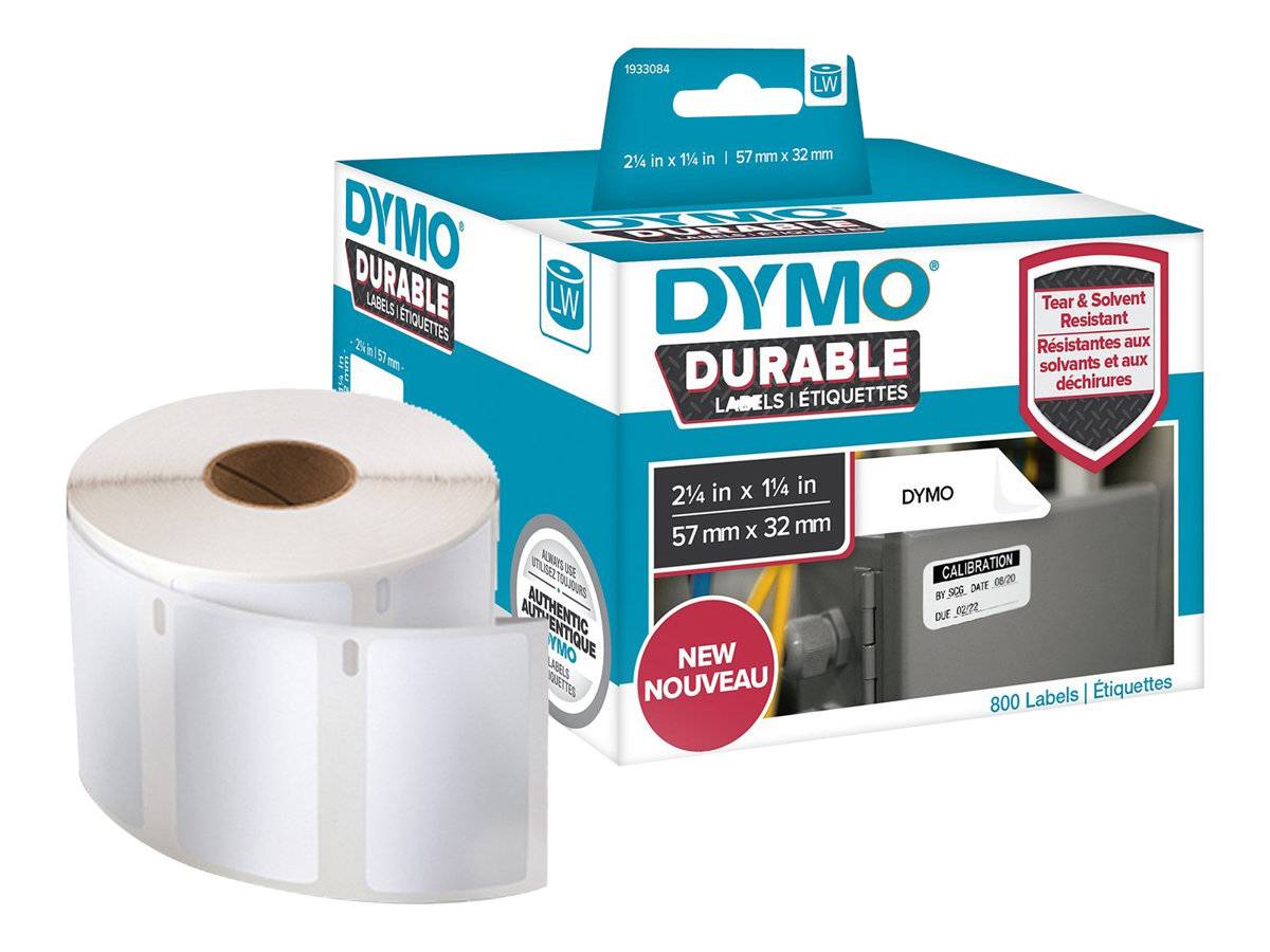 Dymo LabelWriter Address - Polyester - Klebstoff - weiß - 32 x 57 mm 800 Etikett(en) (1 Rolle(n)