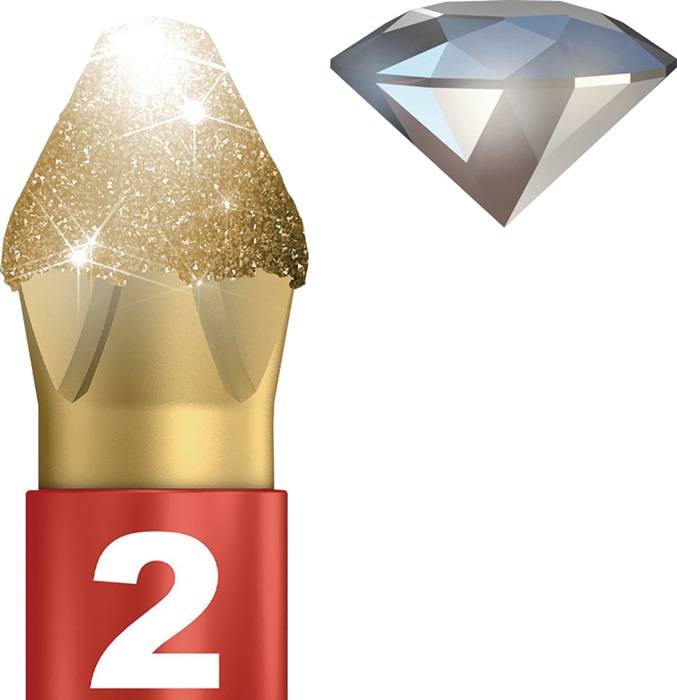 Bitsortiment Bit-Check Diamond 1 30-tlg.Schlitz/PH/PZD/TX WERA