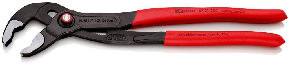 Knipex-Werk Cobra-Wasserp.-Zange 87 21 300 SB