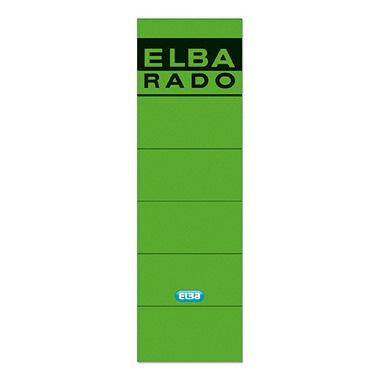 ELBA Ordnerrückenetikett breit/kurz 59 x 190 mm (B x H) selbstklebend