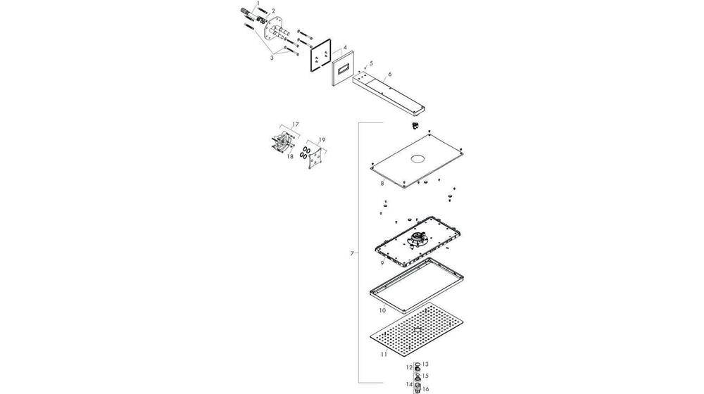 hansgrohe Kopfbrause AXOR SHOWERSOLUTIONS eckig, 1 jet, 460x270mm