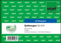 Sigel - Quittung - 50 Blatt - A6 - Querformat