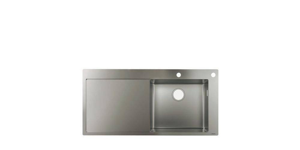 hansgrohe HG Einbauspüle 450 m Abtr. links S717-F450 edelstahl