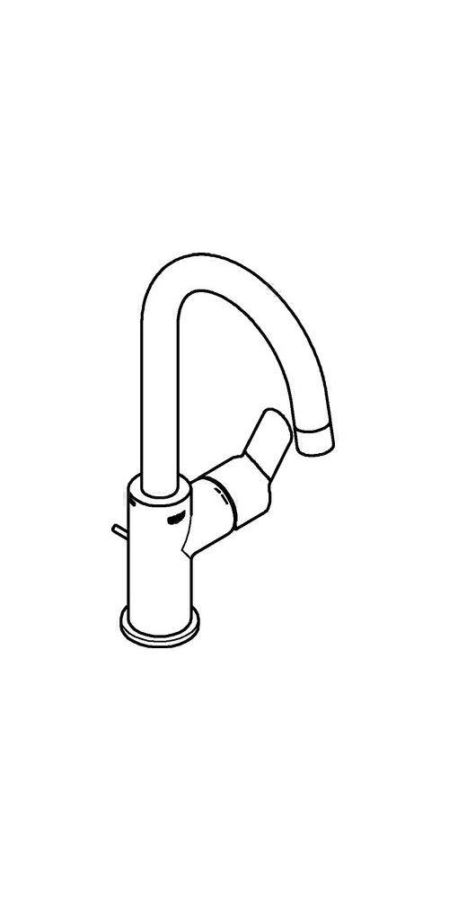 GROHE Einhand-Waschtischbatterie BAUEDGE DN 15, L-Size chrom