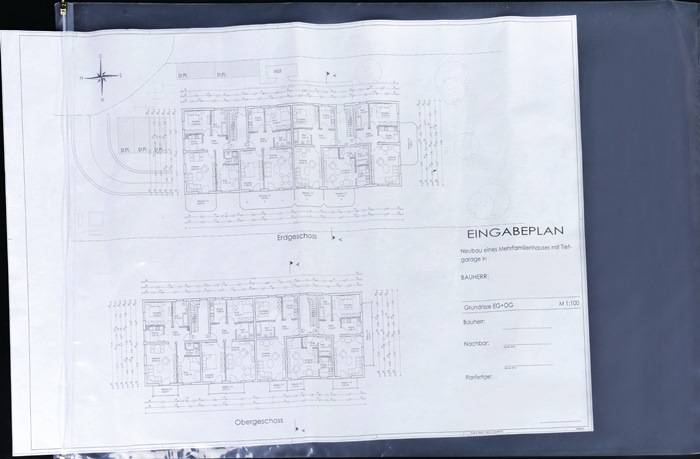 Planschutztasche 1050x1500mm Gleitverschluss 2-s.transp.BÖCK