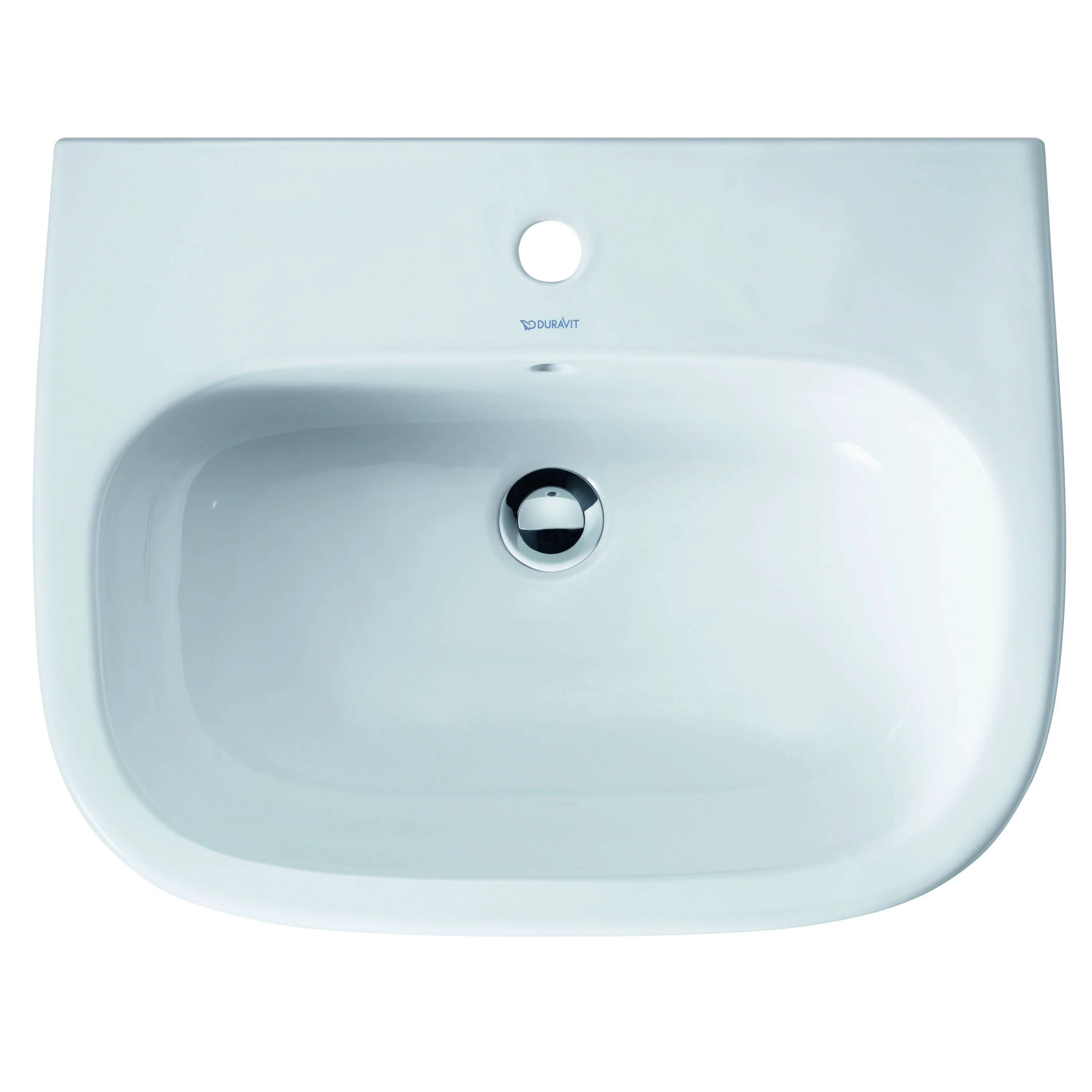 Duravit D-Code, Waschtisch, Weiß Hochglanz, 600 mm, 23106000002, 1 Stk.