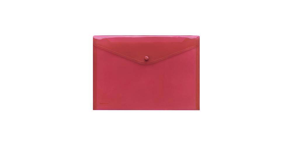 FolderSys Sammelhülle DIN A4 quer Polypropylen rot transparent 10