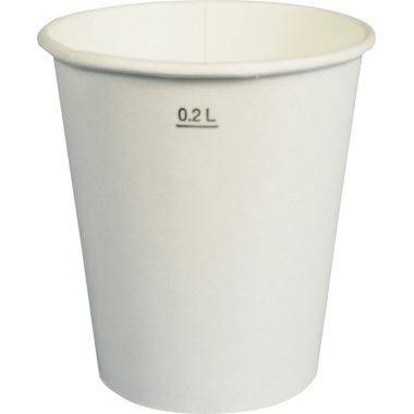 PAPSTAR Trinkbecher Einweg 200ml Pappe Polyethylen beschichtet grün