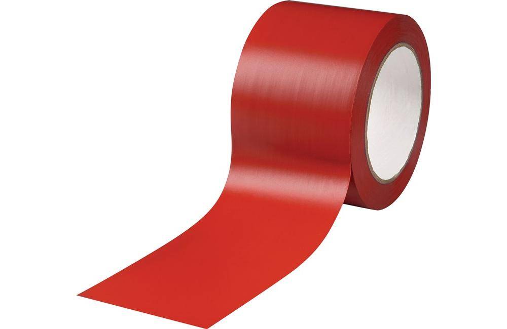 ROCOL Bodenmarkierungsband Easy Tape PVC rot Länge 33 m Breite 75 mm