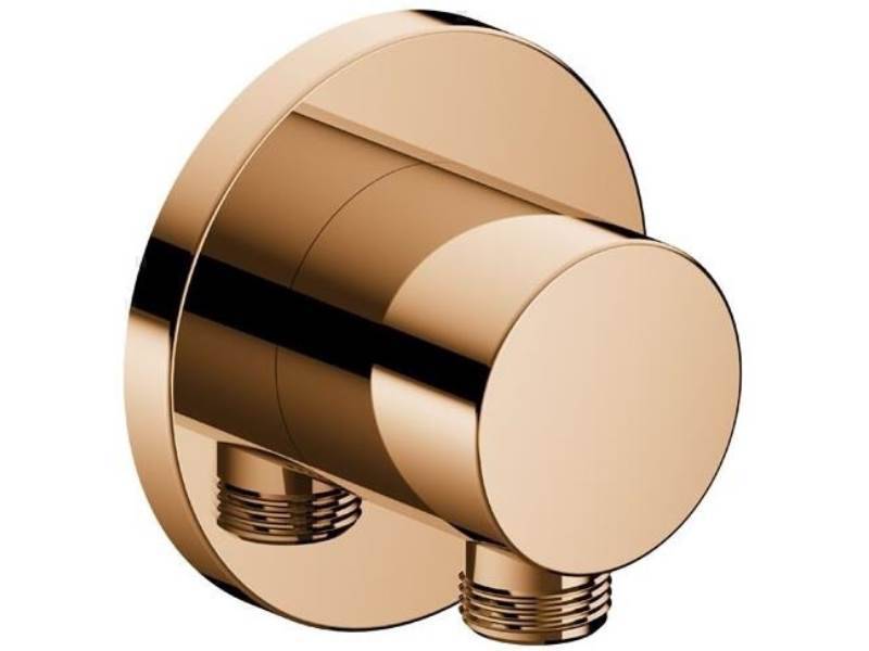 Keuco Schlauchanschluss 59547020001 IXMO Rosette rund Bronze poliert