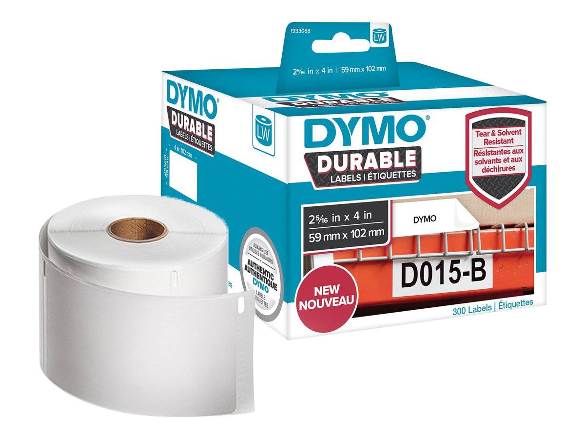 Dymo LabelWriter Address - Klebstoff - weiß - 59 x 102 mm 300 Etikett(en) (1 Rolle(n)
