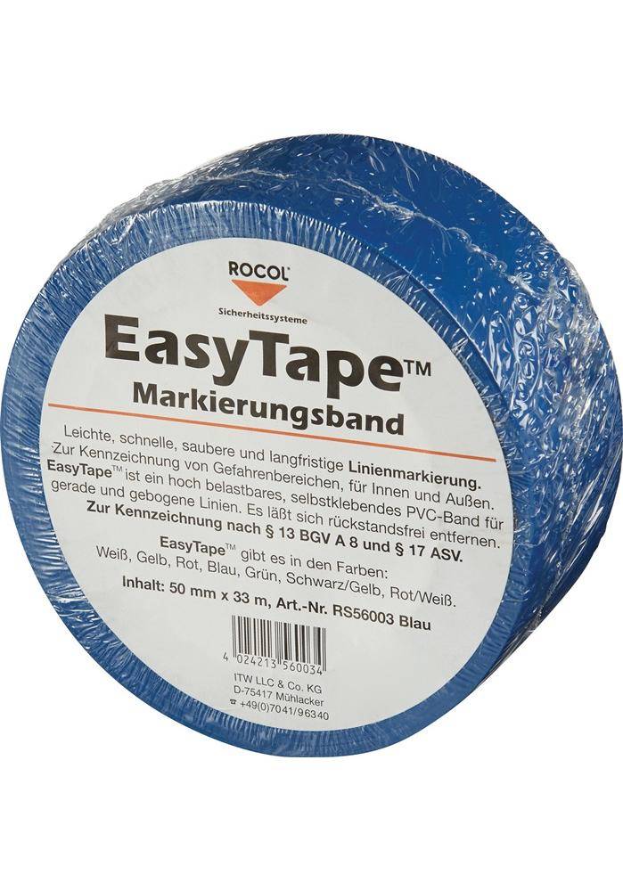 ROCOL Bodenmarkierungsband Easy Tape PVC blau Länge 33 m Breite 50 mm
