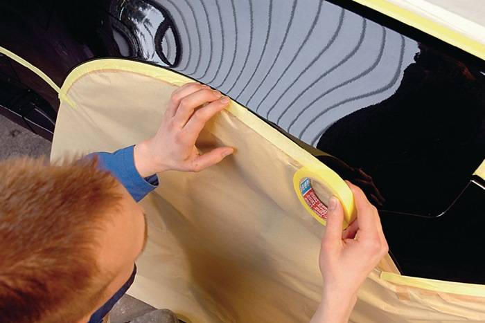 Präzisionskrepp 4334 glatt gelb L.50m B.38mm Rl.TESA