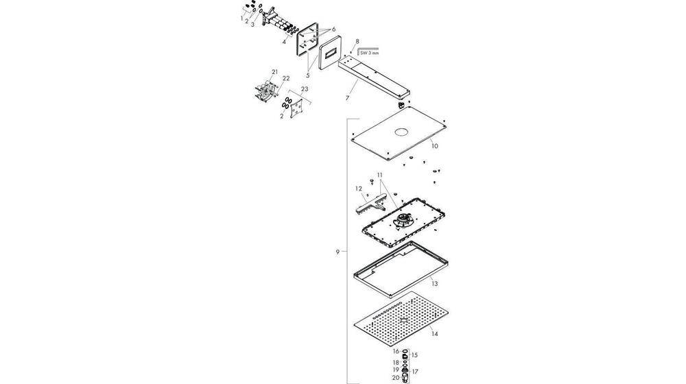 hansgrohe Kopfbr AXOR SHOWERSOLUTIONS 460/300 3jet chrom