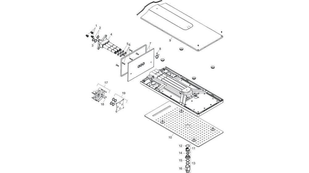 hansgrohe Kopfbr 250/580 3jet AXOR SHOWERSOLUTIONS chrom