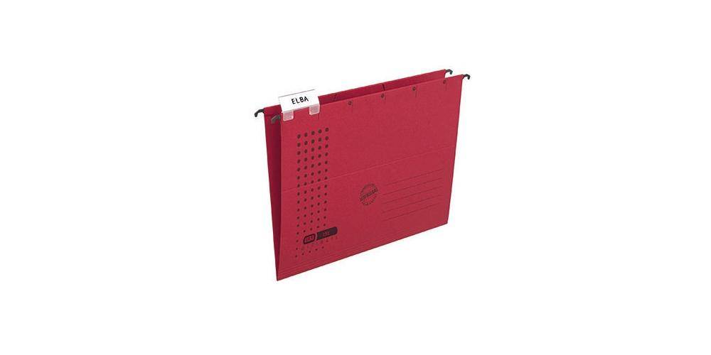 ELBA Hängemappe chic® ULTIMATE® DIN A4 240g/m² Karton rot 5 St./Pack.