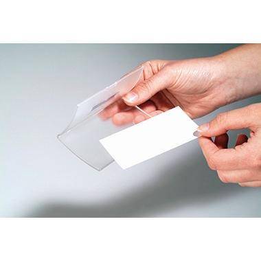 DURABLE Namensschild CLICK FOLD 90 x 54 mm (B x H) Magnet transparent