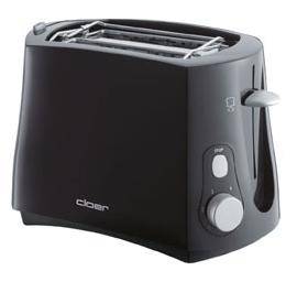 Cloer 3310 - Toaster - 2 Scheibe - Schwarz