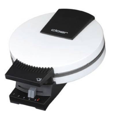 Cloer 281 - Waffeleisen - 800 W - weiß