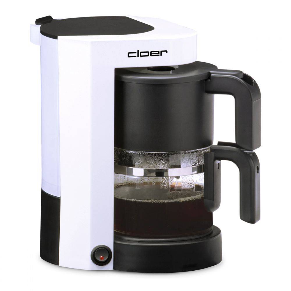 Cloer 5981 - Kaffeemaschine - 5 Tassen - weiß