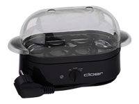 Cloer 6080 - Eierkocher - 350 W - Schwarz