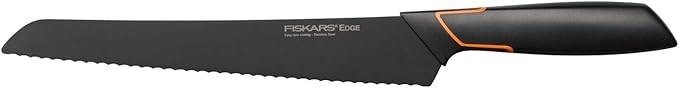 Fiskars Brotmesser, Modernes Design, Gesamtlänge: 35 cm, Qualitätsstahl/Kunststoff, Edge, 1003093