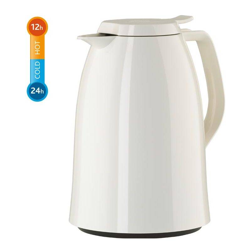 emsa Isolierkanne MAMBO, 1,0 Liter, hochglanz-weiß