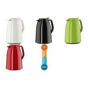 emsa Isolierkanne MAMBO, 1,5 Liter, hochglanz-rot patentierter Quick Tip Verschluss, Einhandbedienung,